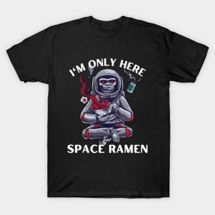 Monkey astronaut ramen T-Shirt